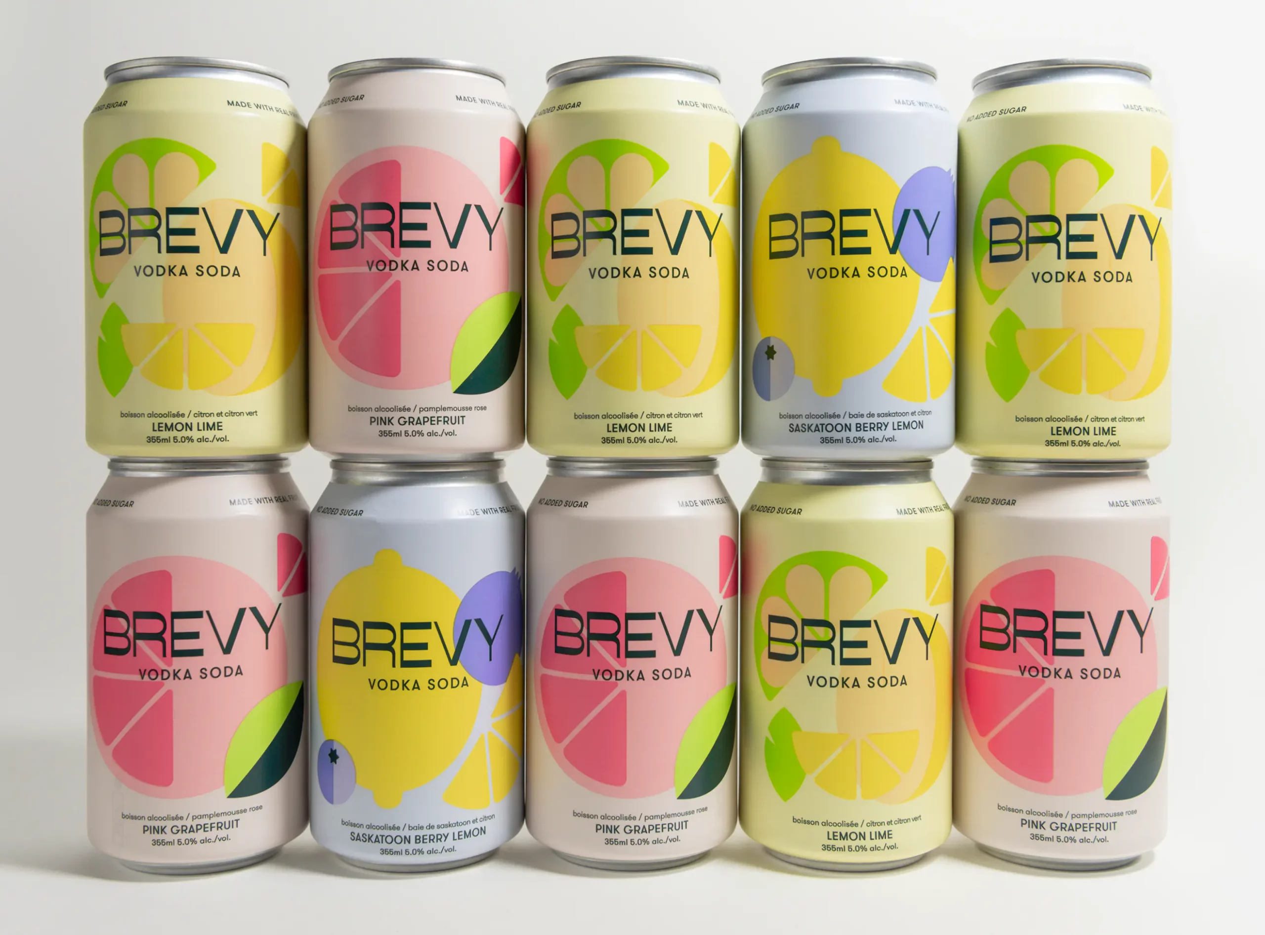 Stacked Brevy Cans